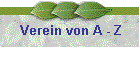 Verein von A - Z